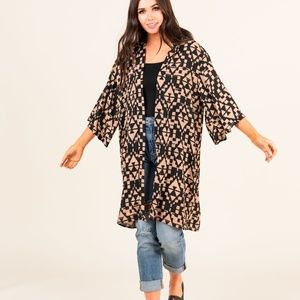 Agnes & Dora Kimono Black Sand